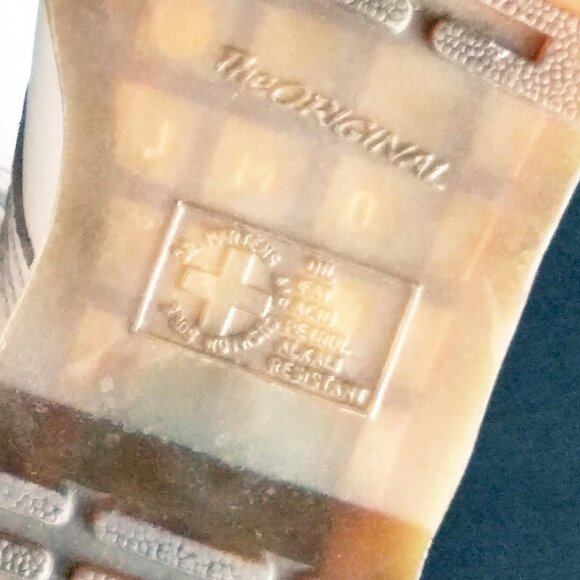 Vintage Dr Martens White Leather 'Deathmoth' Garden 14 Eyelet Zip Boot US Sz 9 - Picture 16 of 16